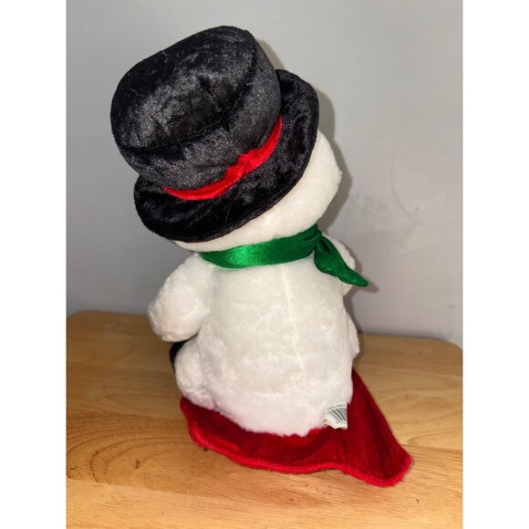 DanDee Animated Singing Snowman Plush Toy With Red Sled READ DESCRIPTION - Picture 4 of 7